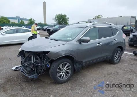 2014 Nissan Rogue Sl z USA, uszkodzony, nr VIN 5N1AT2MVXEC794200